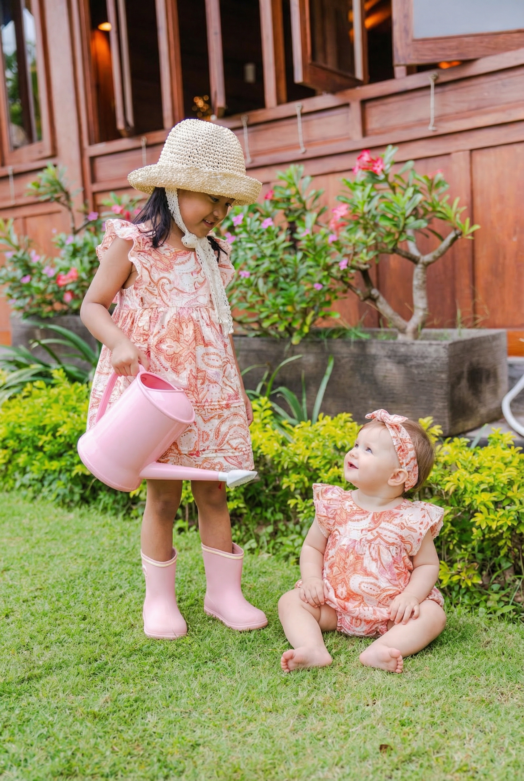 Baby Story Headband Paisly Print