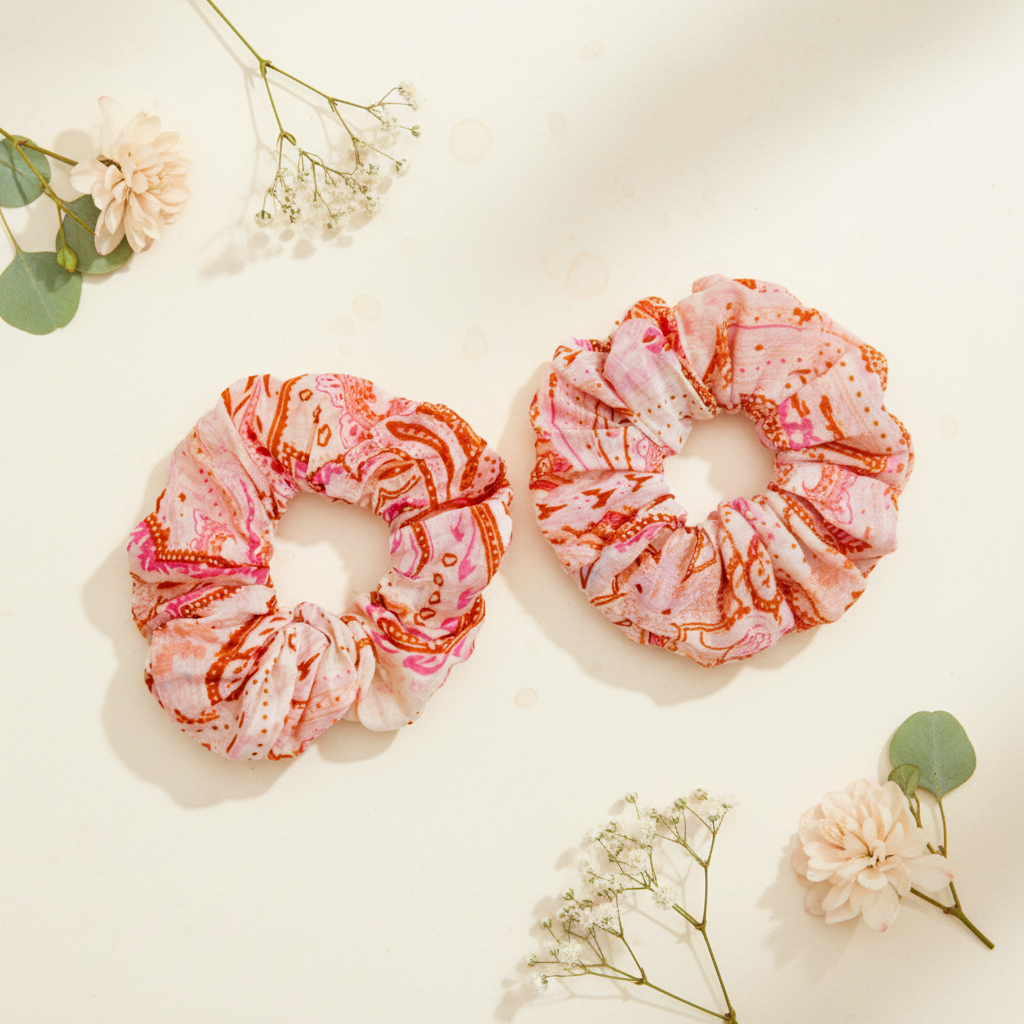 Scrunchie Paisly Print