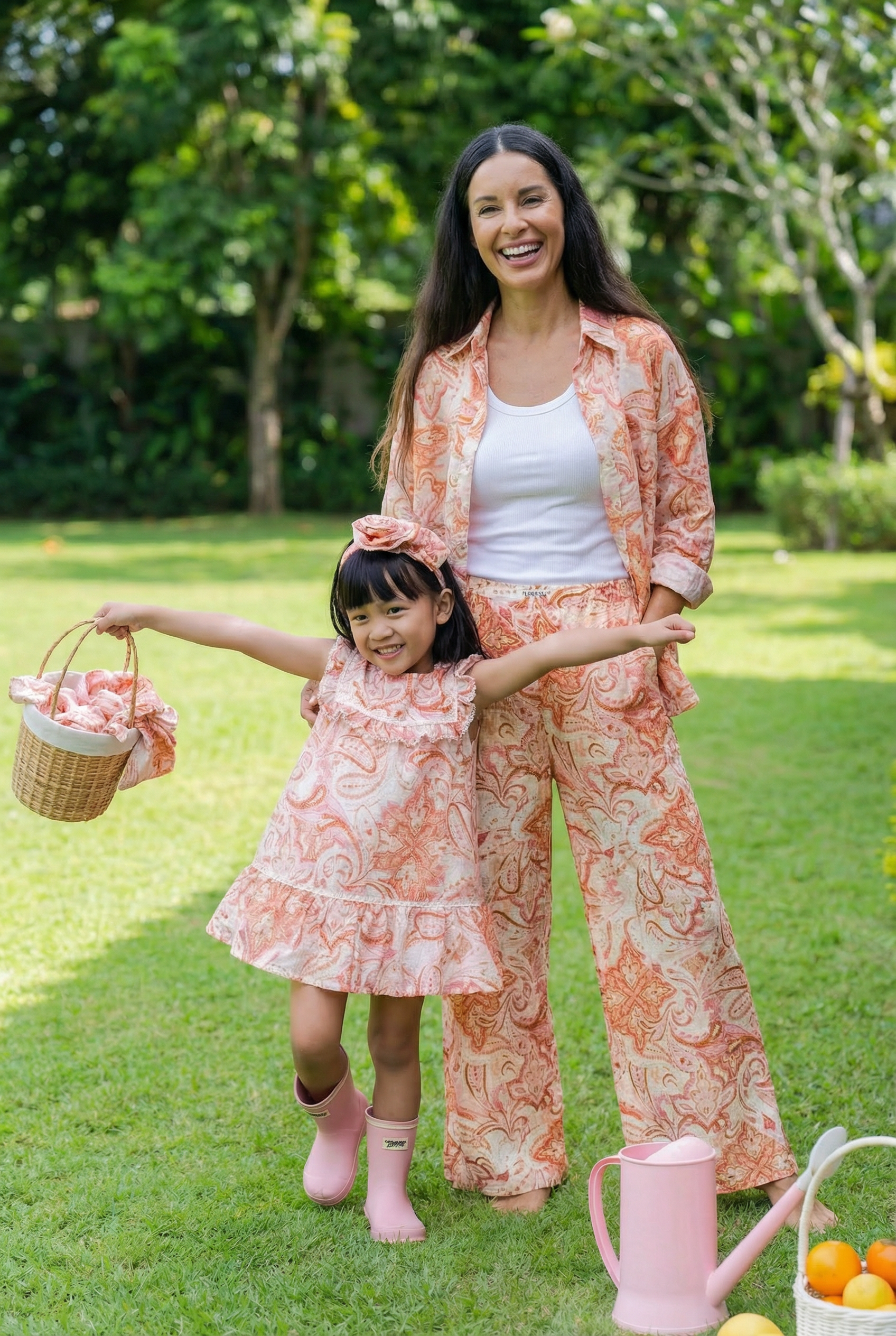 Matilda Paisly Print Girl Dress