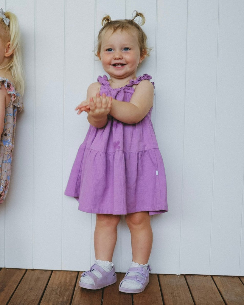 'Violet' Ruffle Tiered Dress