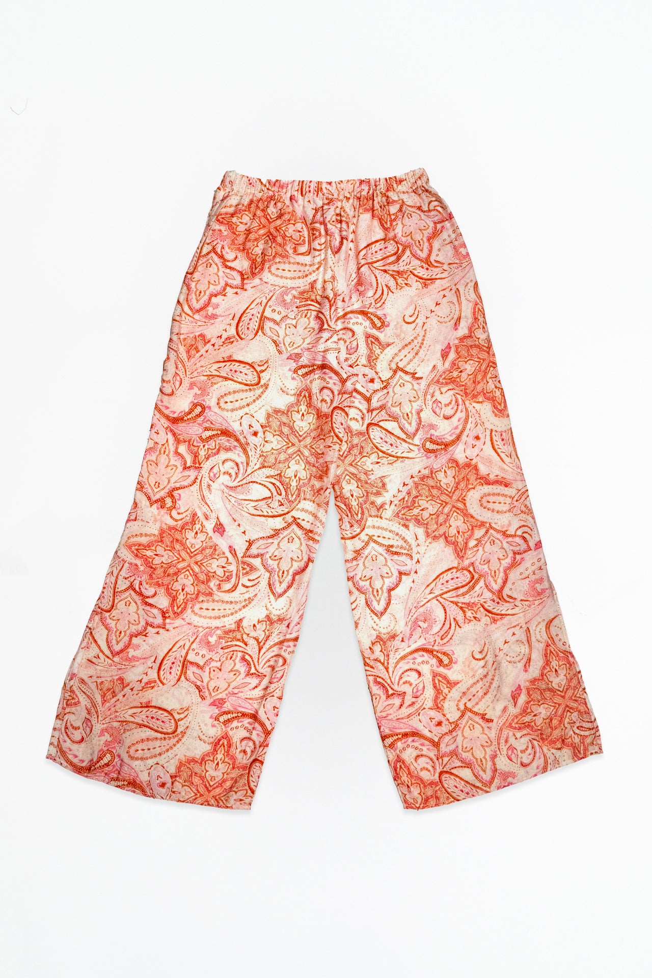 Ami Paisly Print Split Pants