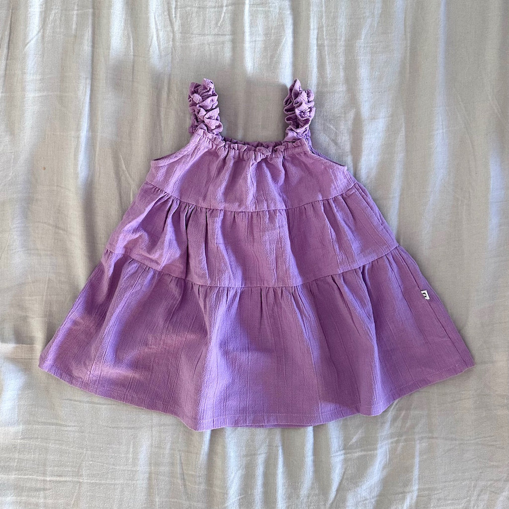 'Violet' Ruffle Tiered Dress