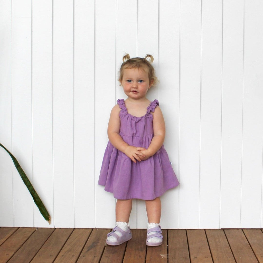 'Violet' Ruffle Tiered Dress