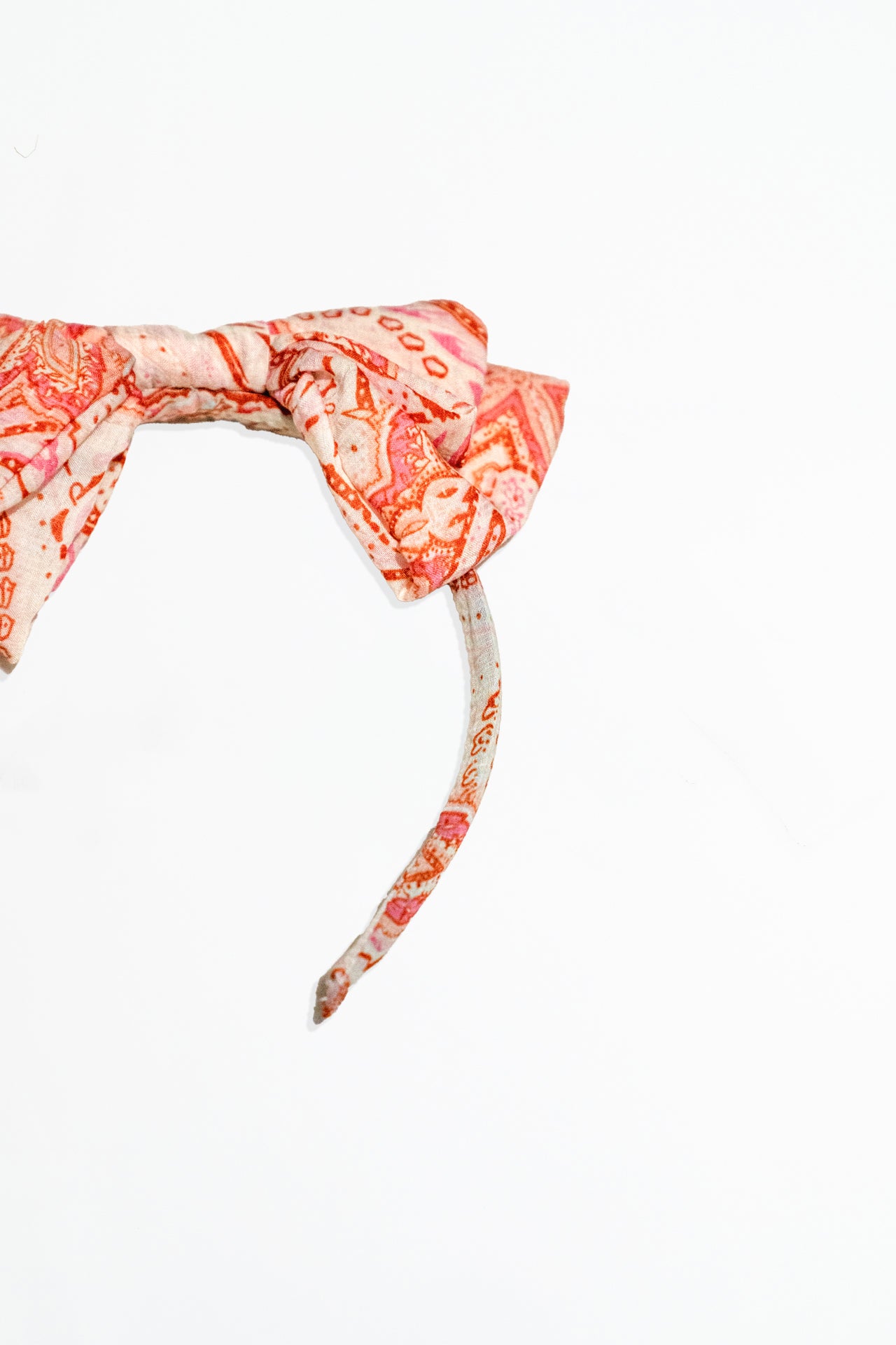 Baby Petal Headband Paisly Print