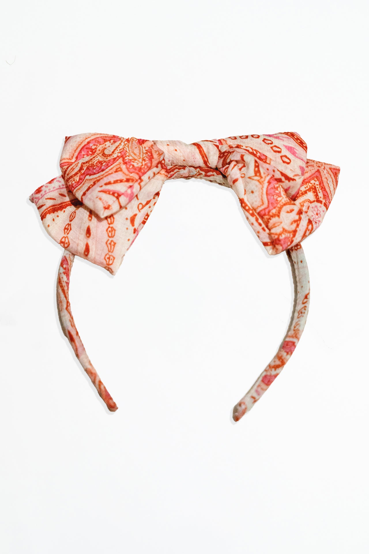 Baby Petal Headband Paisly Print