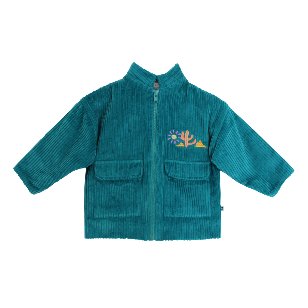 'Frankie' Cord Jacket in Jade
