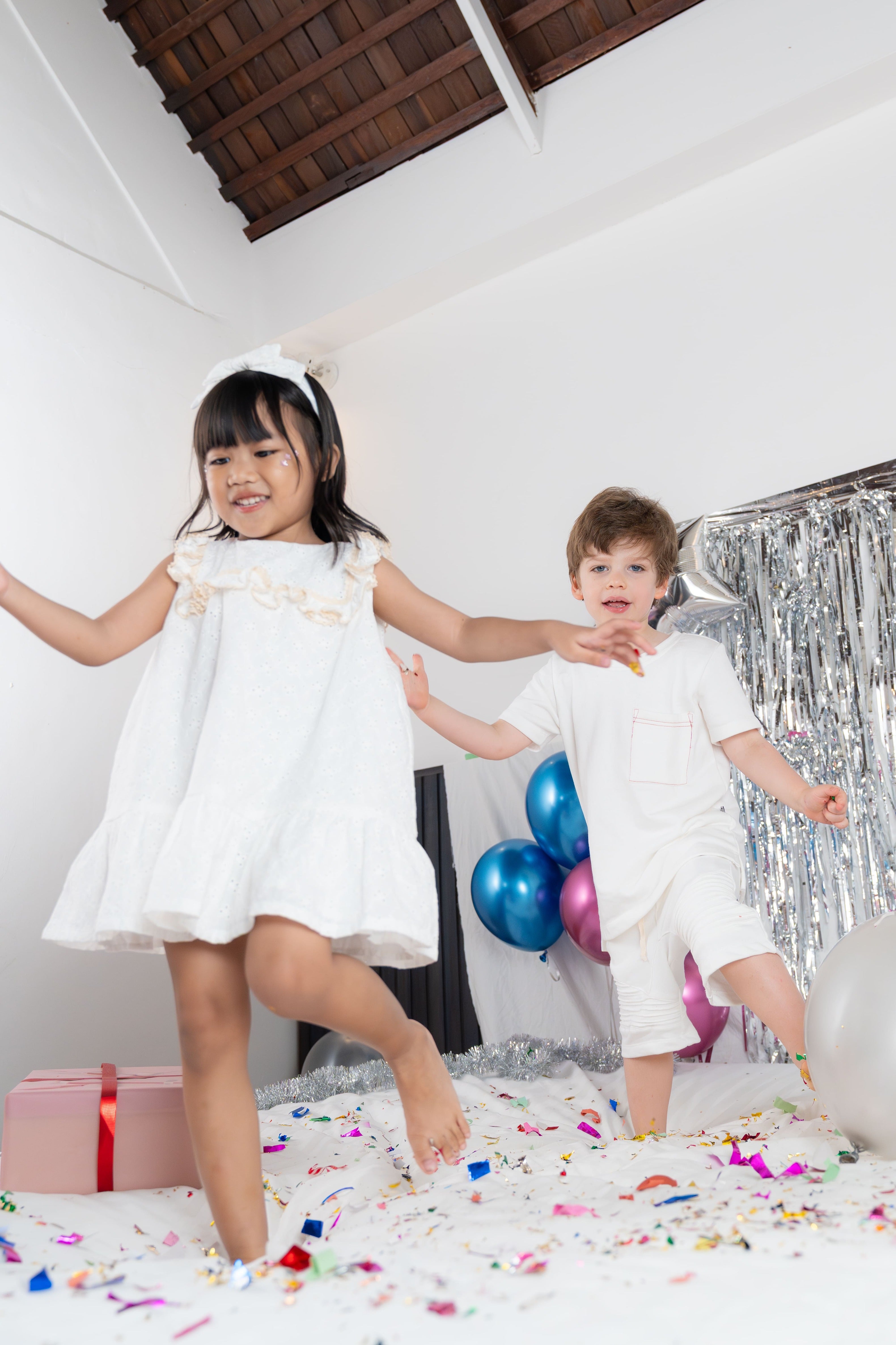 Matilda Snowy Broderie Dress