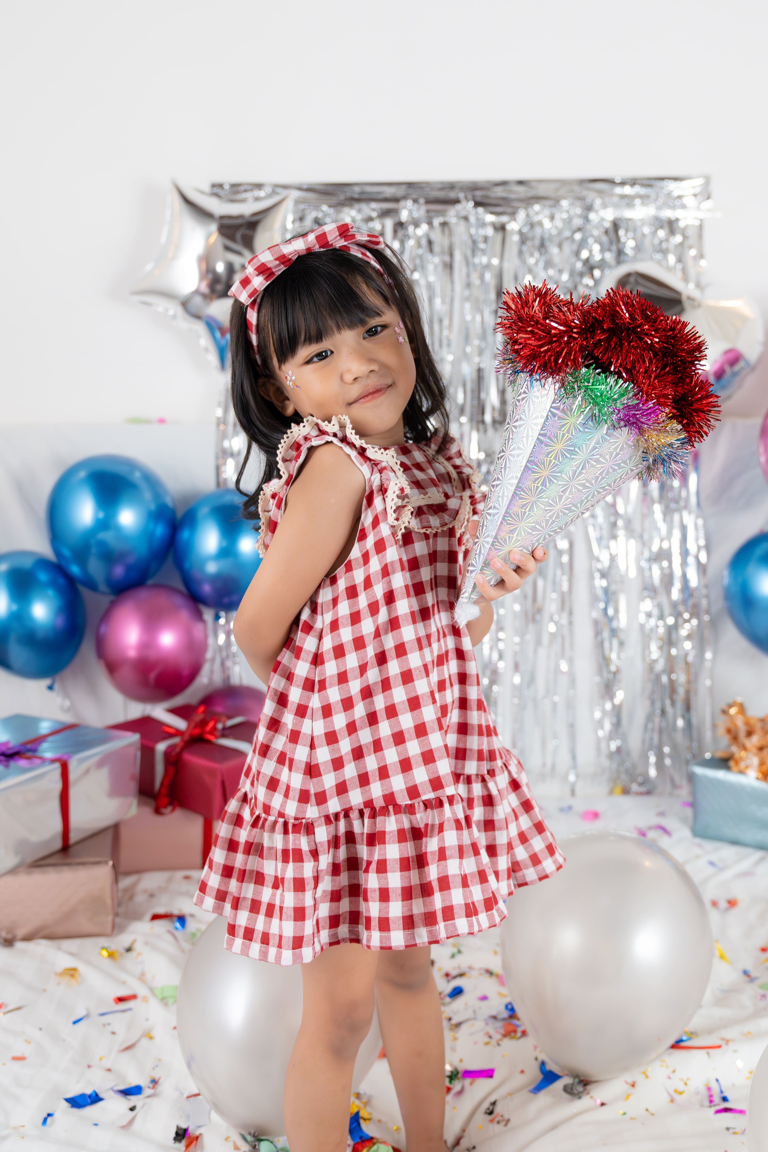 Matilda Candy Gingham Dress