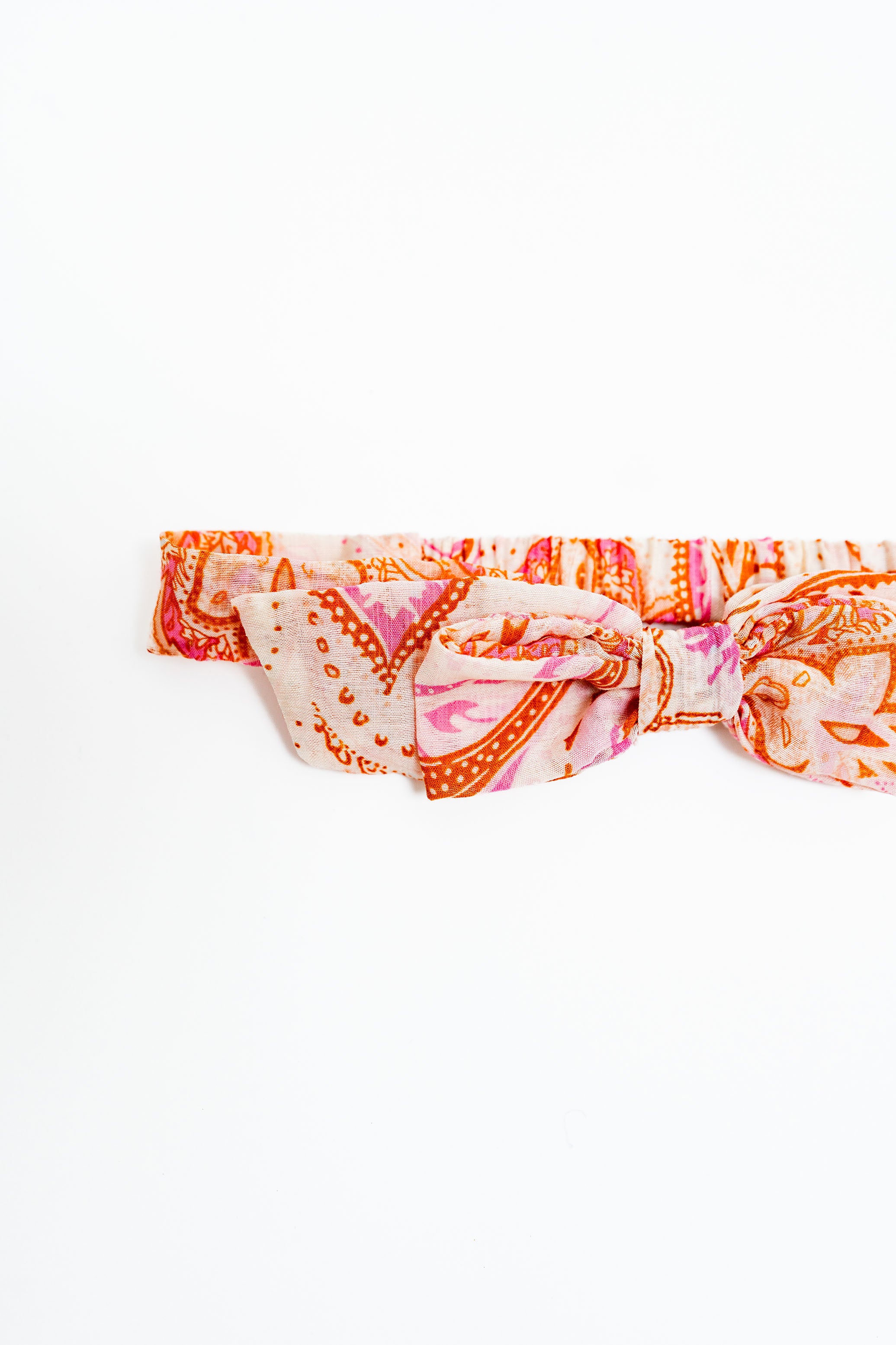 Girls Story Headband Paisly Print