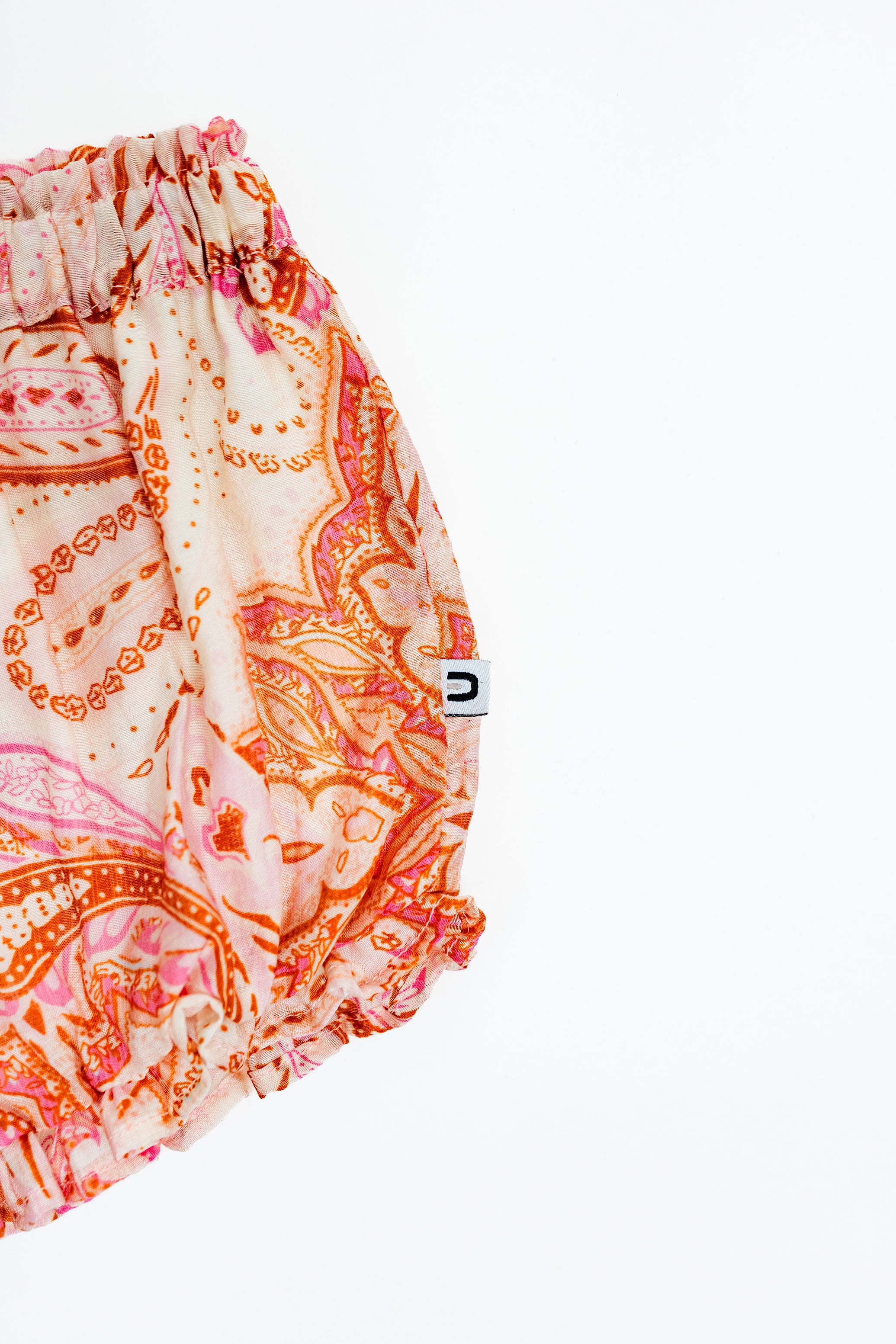 Matilda Paisly Print Baby Dress Set With Bloomers