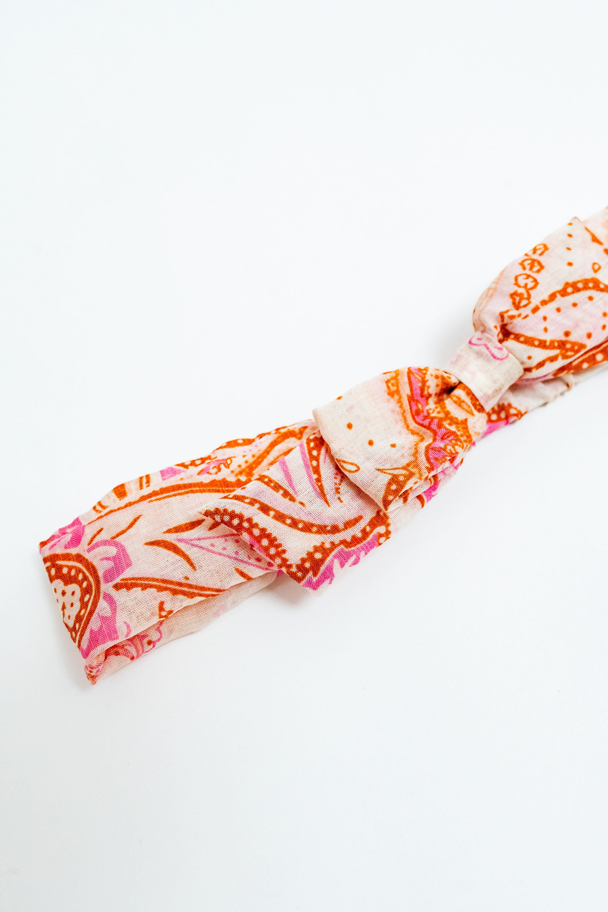 Girls Story Headband Paisly Print