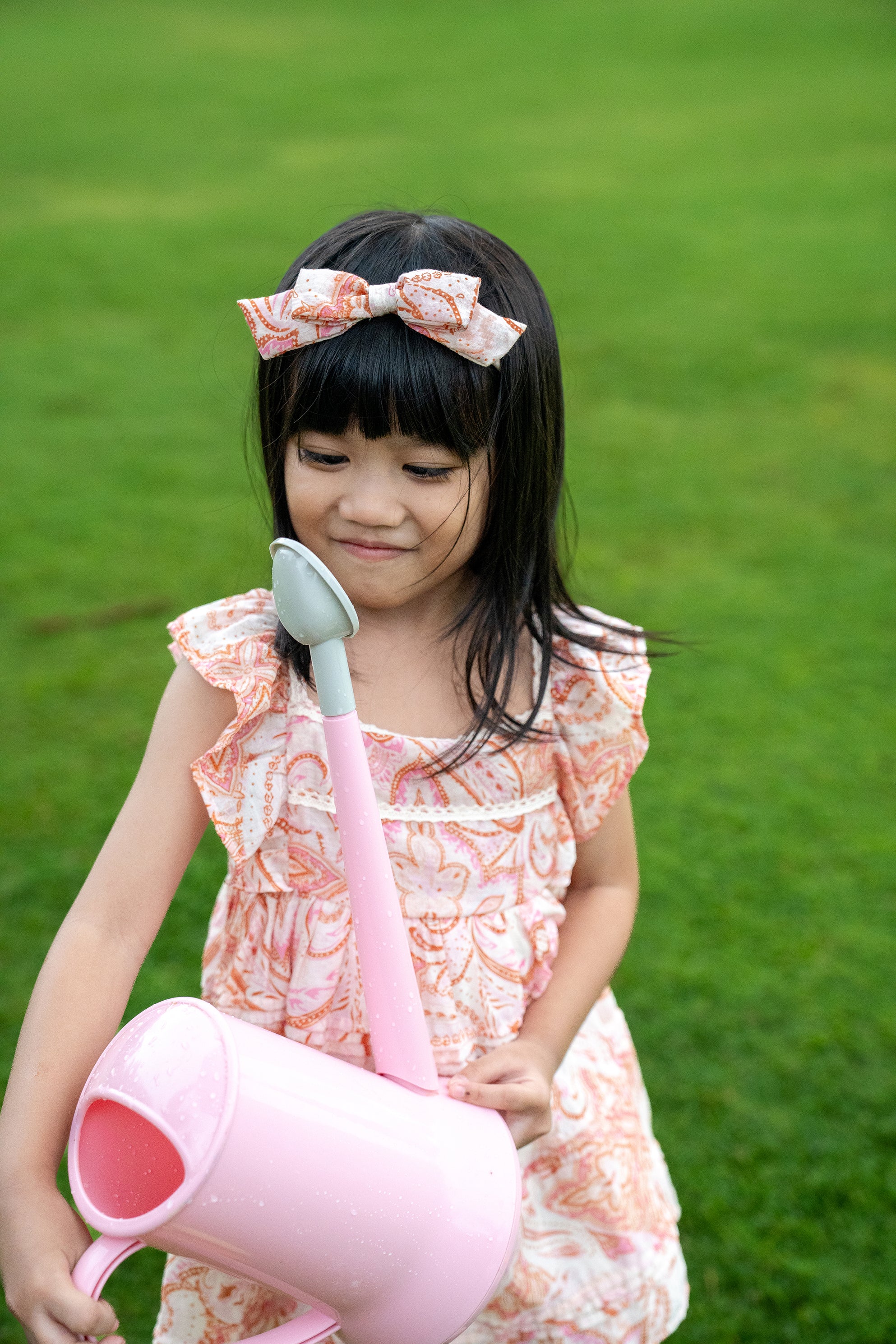 Girls Story Headband Paisly Print