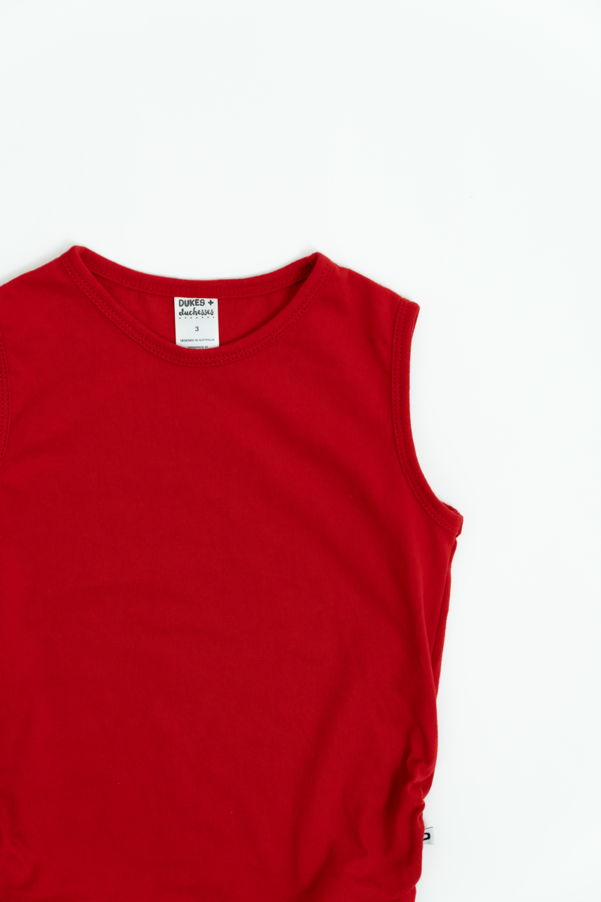 Delilah Scrunch Holly Red