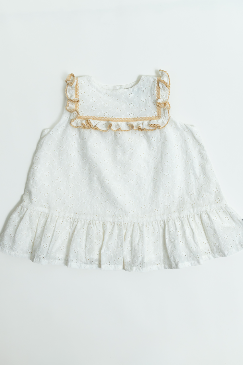 Matilda Snowy Broderie Dress