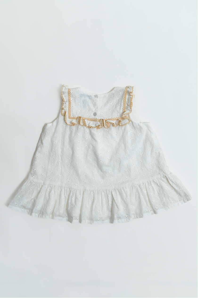 Matilda Snowy Broderie Dress