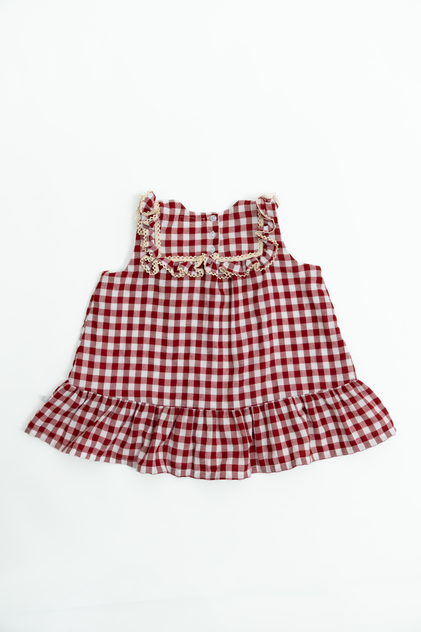 Matilda Candy Gingham Dress