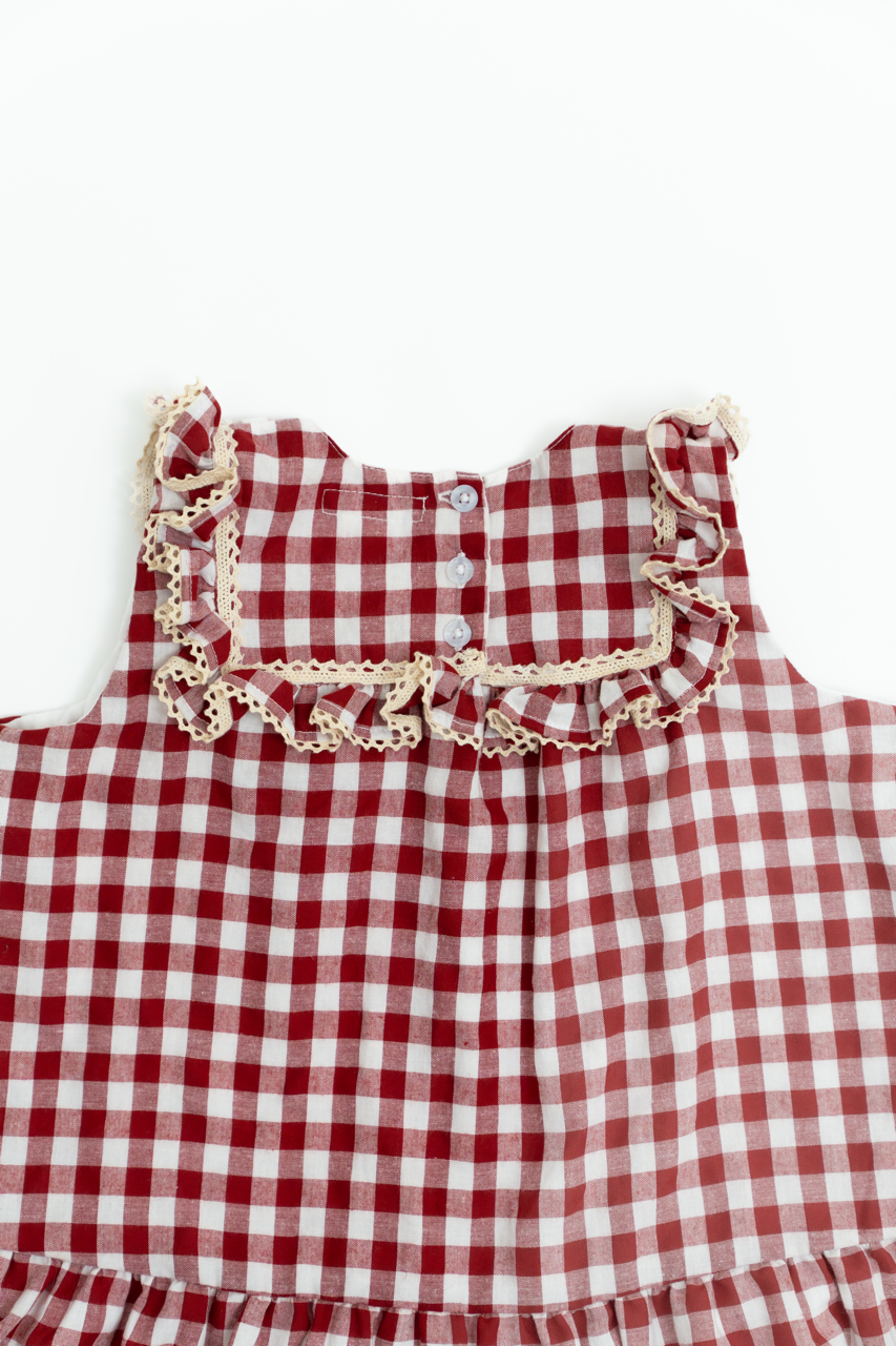 Matilda Candy Gingham Dress