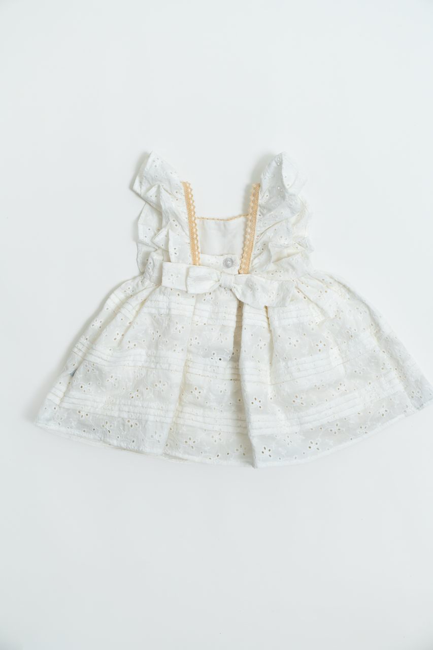 Tavisha Tier Snowy Broderie Girl Dress