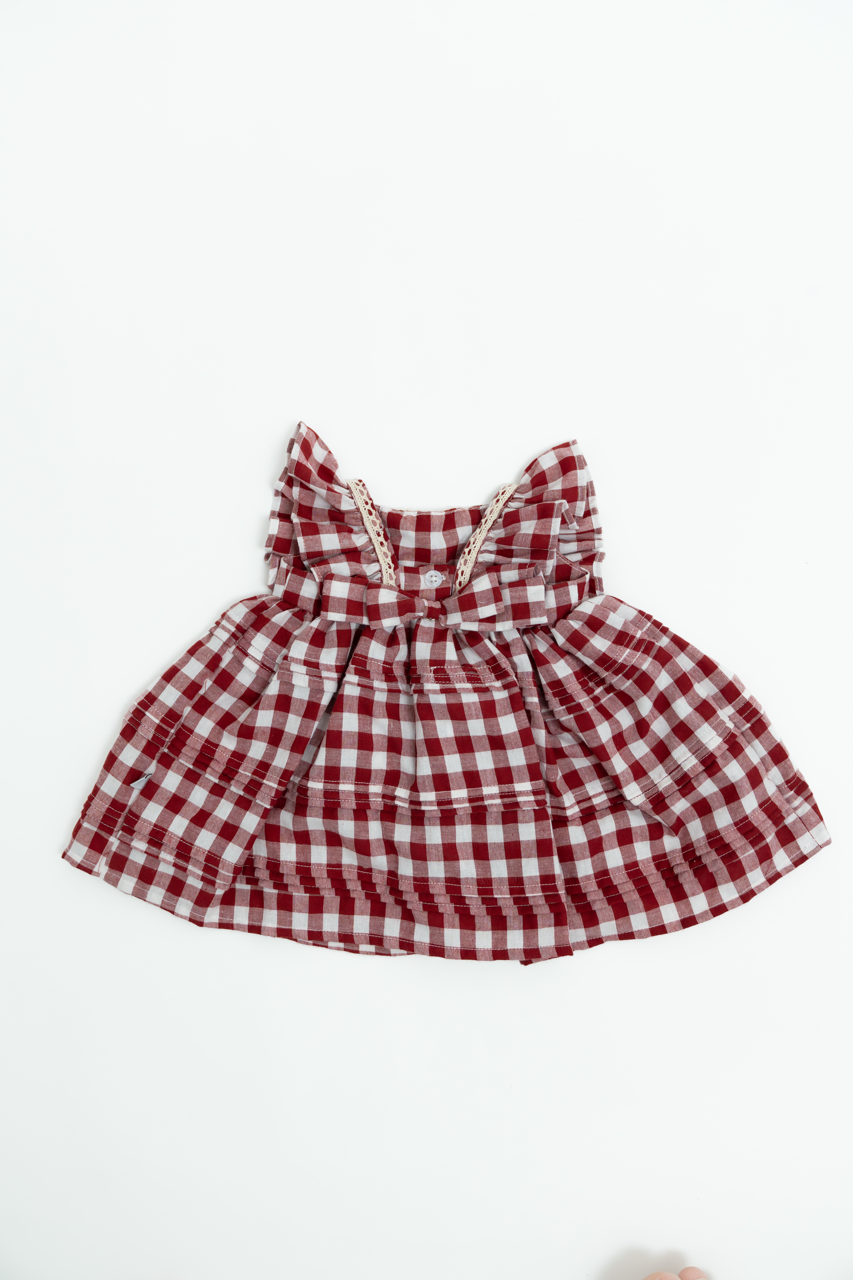 Tavisha Tier Candy Gingham Girl Dress