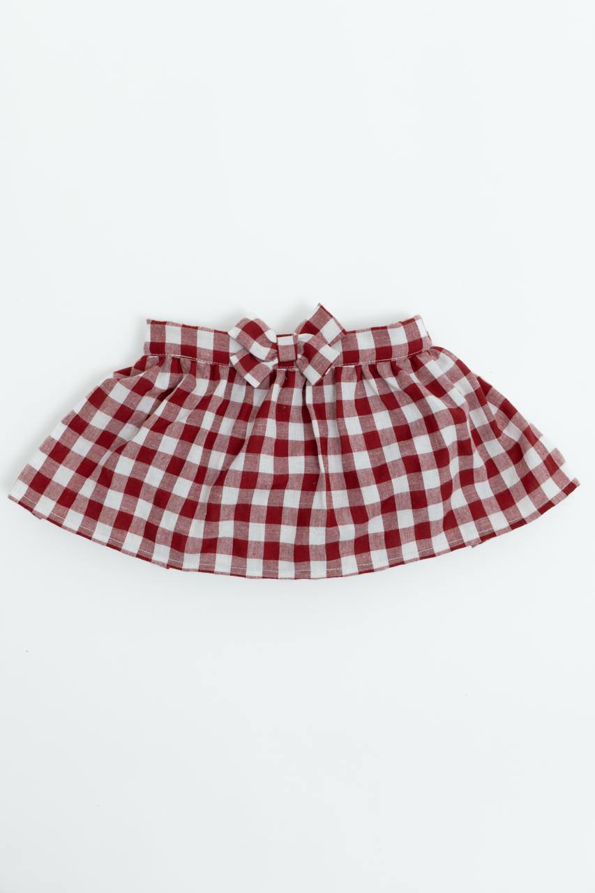 Poppy Candy Gingham Baby Set