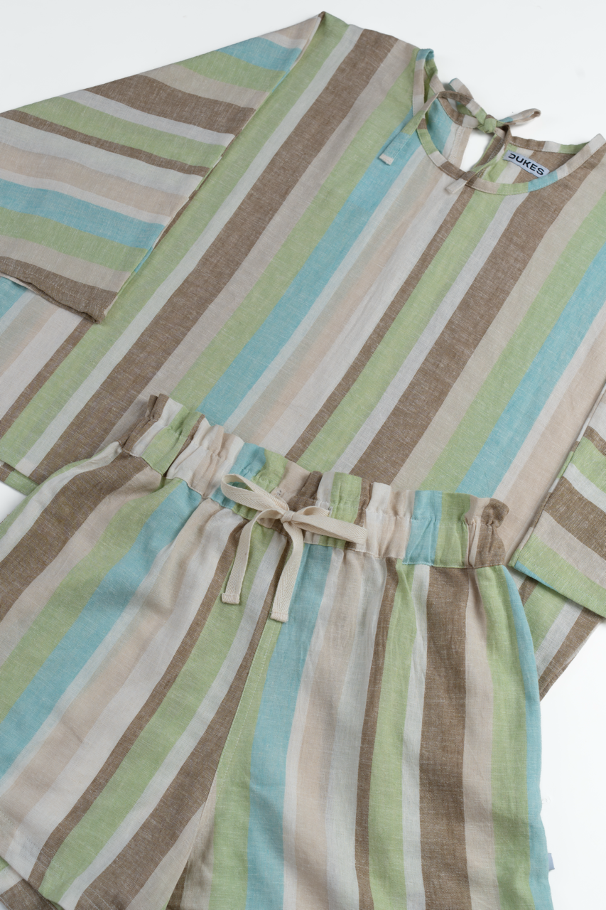 Nostalgia Green Lines Ladies Bottom