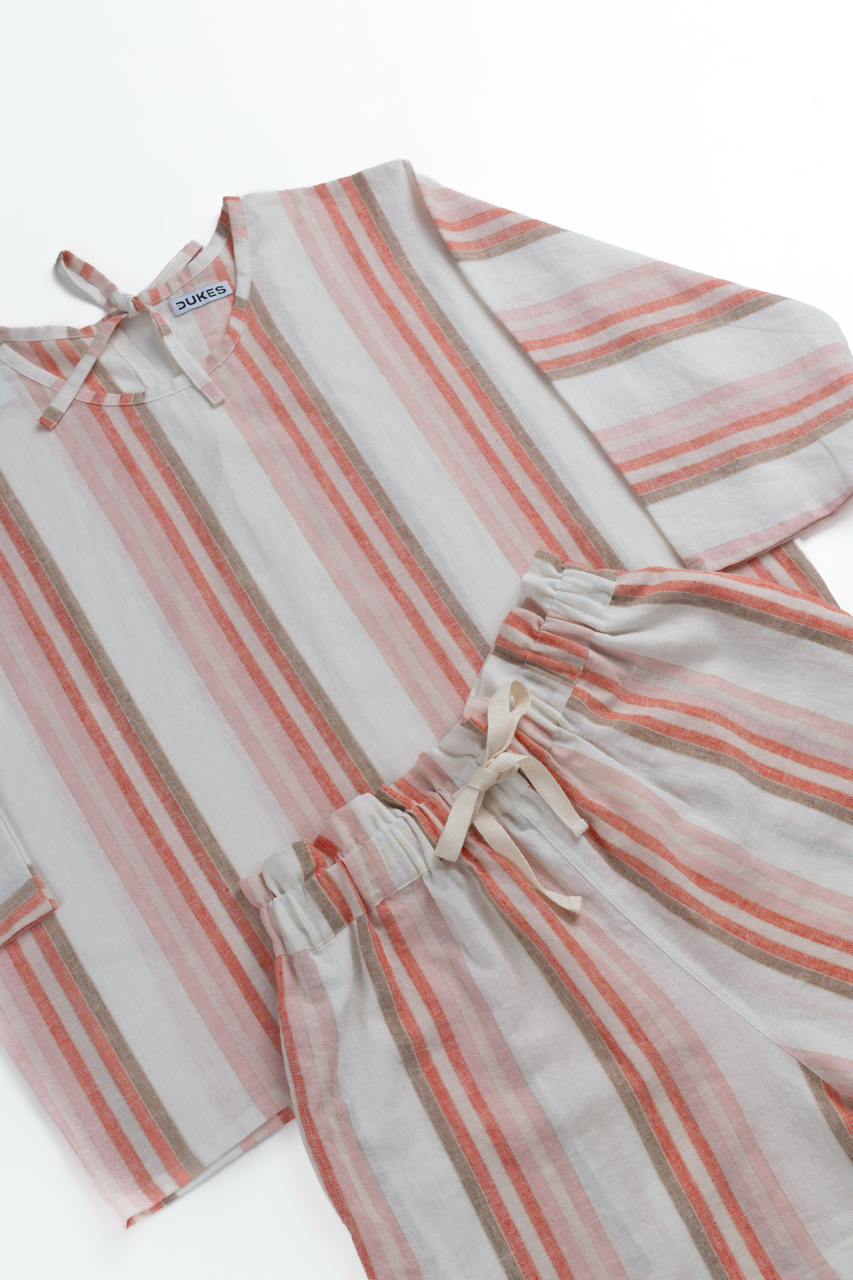 Nostalgia Pink Lines Ladies Bottom