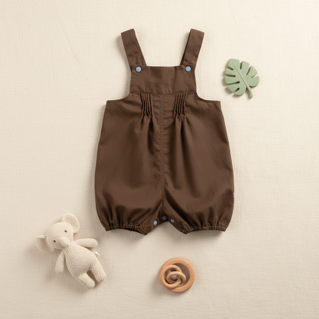 Nostalgia Unisex Deep Clay Overalls