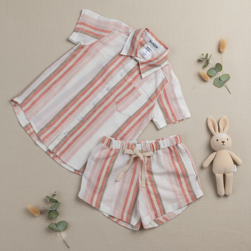 Nostalgia Unisex Pink Lines Set