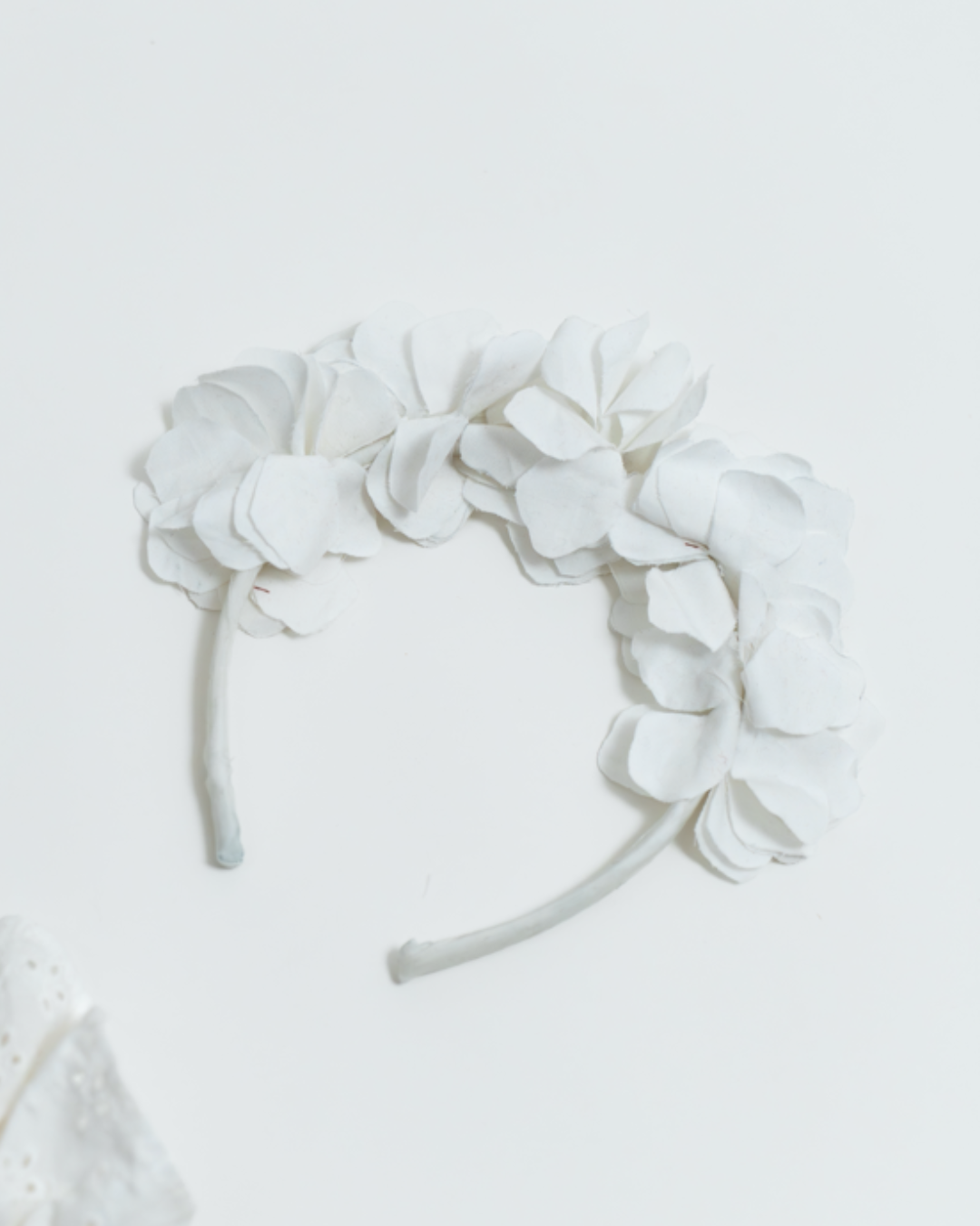 Petal Snowy Broderie Headband