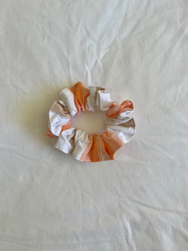'Peach Stripe' Scrunchie